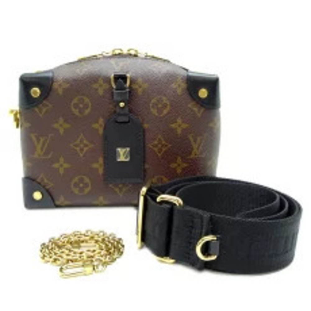 Louis Vuitton Malle Souple Handbag Monogram Brown